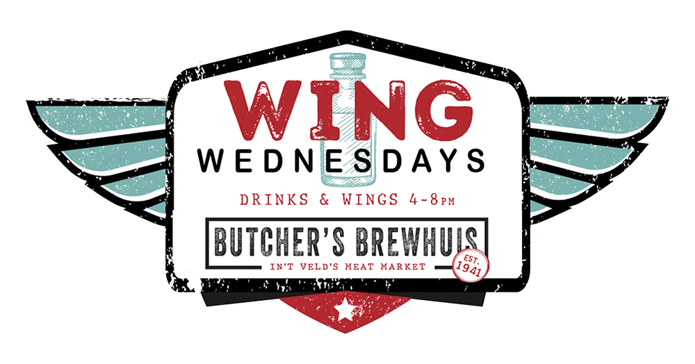 Wing Wednesdays 4-8pm | Butcher's Brewhuis